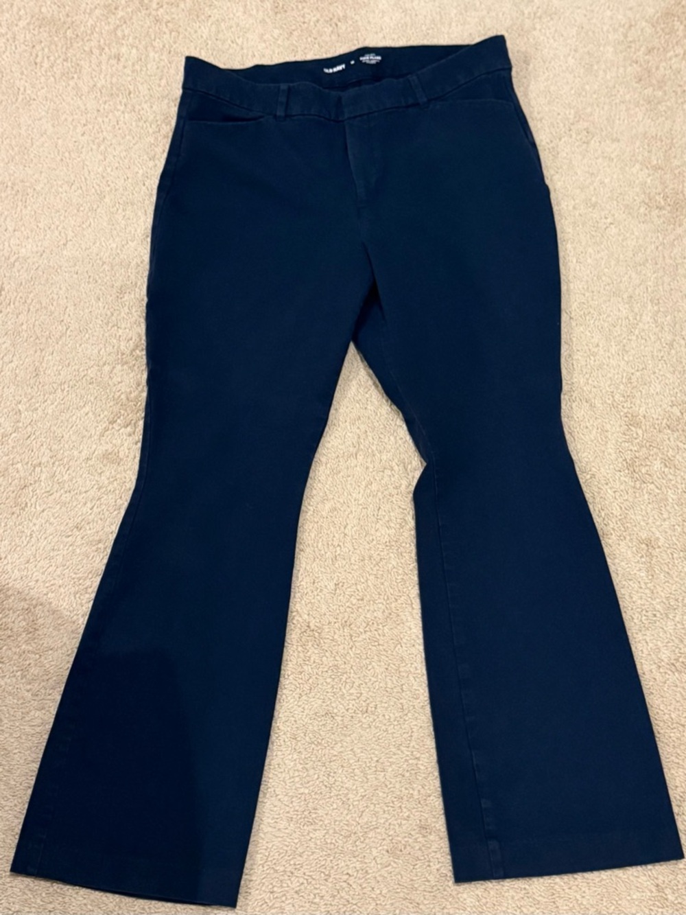 Old Navy Pixie Flare Pants in Dark Navy